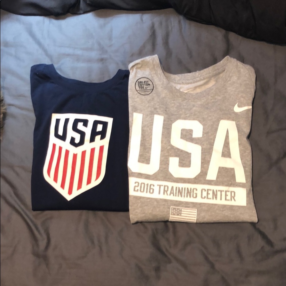 2 Nike USA shirts